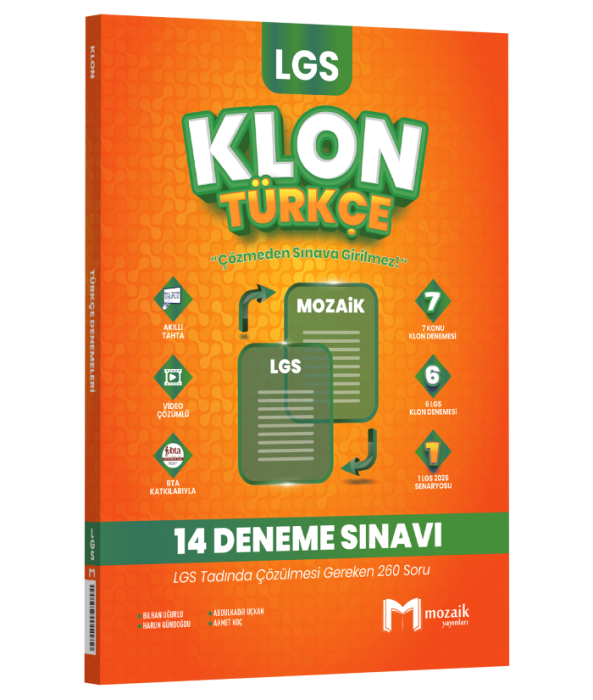 8.SINIF MOZAİK KLON DENEME TÜRKÇE - 25-26